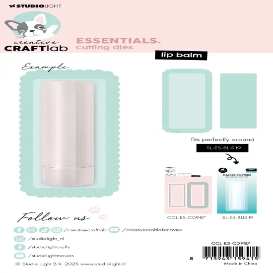 Creative Craftlab Essentials Cutting Die-Lip Balm {2}