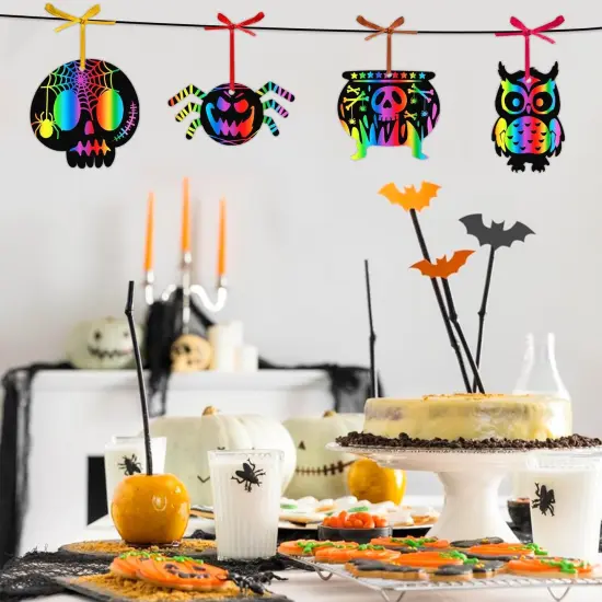 Halloween Scratch Paper Art Set {5}