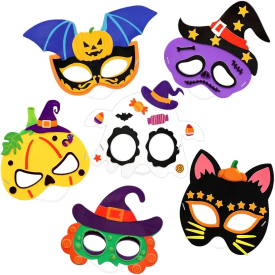Halloween Mask Craft Kits for Kids {3}