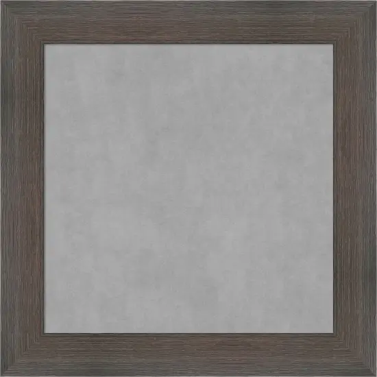 Hardwood Narrow Wood Framed Magnetic Board Hardwood Whitewash {7}