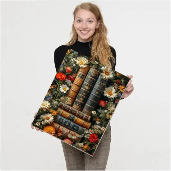 4 Pack Book Paint by Numbers Kit for Adults with Frame,12x16inch {3}