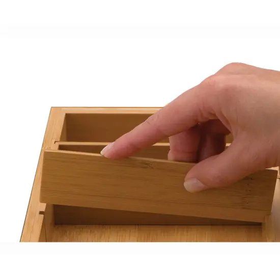 Seville Classics 5-Piece Bamboo Storage Set {4}