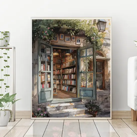 Bookstore Paint by Number Adult,Paint by The Numbers for Adults,16x20inch {3}