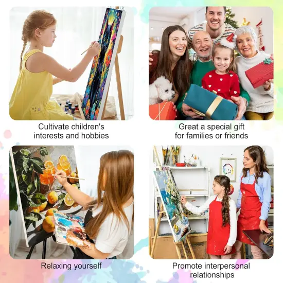 Paint by Numbers Kit for Adults - Book Adult Paint by Number Kits 16x20 Inch {4}