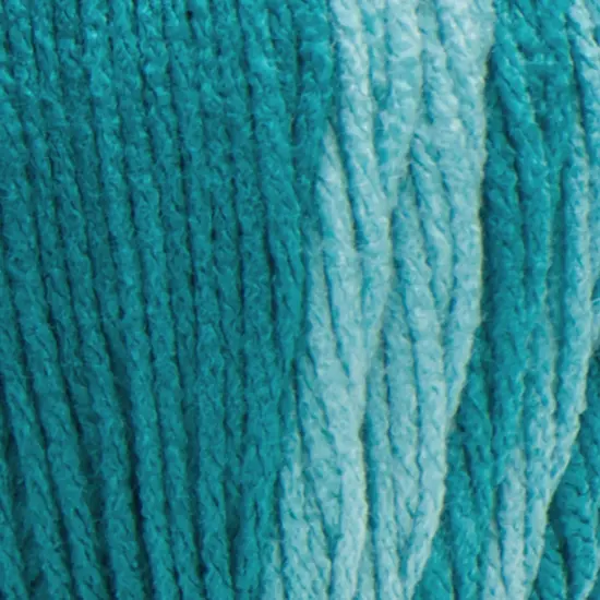 Red Heart Super Saver Yarn 12 Pack-Deep Teal Ombre {5}