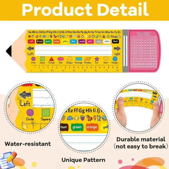 40Pcs Pencil Name Tags Desktop Reference Name Plates {3}