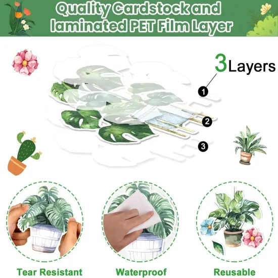 Greenery Tree Bulletin Board Classroom Decorations Set {3}