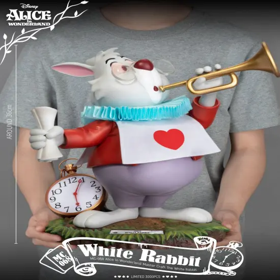 Alice In Wonderland Master Craft The White Rabbit Table Top Statue {2}