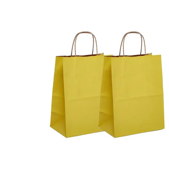 Compact Kraft Tinted Paper Bag 5.5" x 3.25" x 8.375" {2}