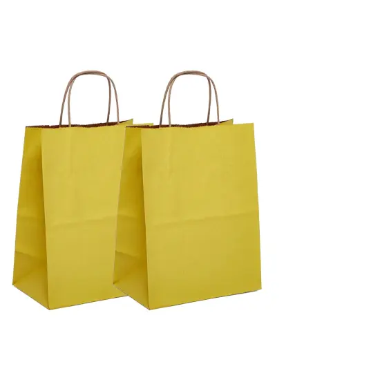 Large Capacity Kraft Tinted Paper Bag 16" x 6" x 12" {5}