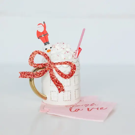 SLEIGH LA VIE COCKTAIL NAPKINS {4}