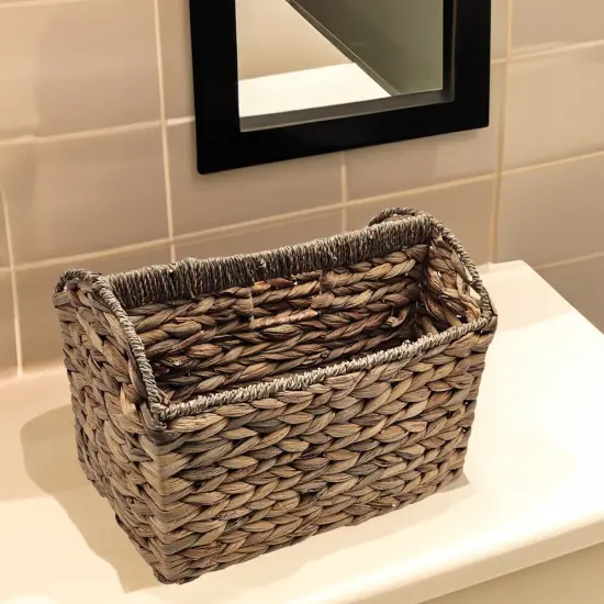 Woven Magazine Holder {5}