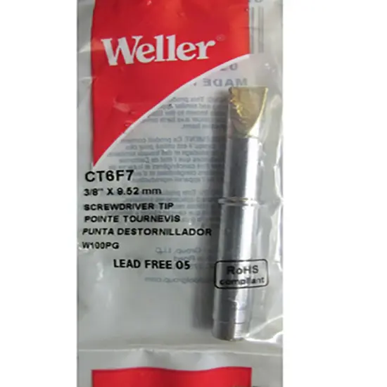 Weller 3/8" 700 Degree Replacement Soldering Iron Tip #CT6F7 {2}