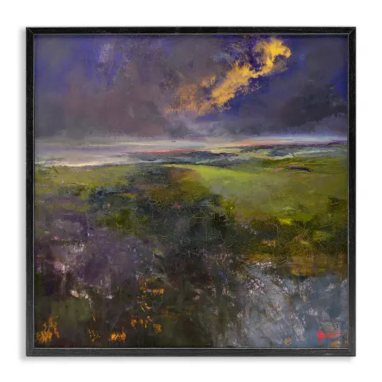 Stupell Industries Gilded Landscape Abstract Framed Giclee Wall Art Design by Patrick Dennis {7}