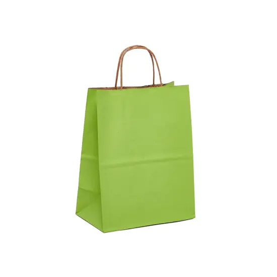 Sturdy Kraft Paper Tinted Shopping Bag 16" x 6" x 12" {2}
