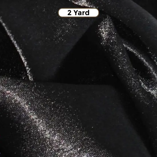 Superior Quality Crepe Back Satin Fabric 60" Wide Multiple Colors Black {1}