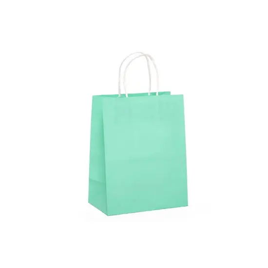 Bright Matte Shopping Bag with White Interior 16" x 6" x 12" {2}