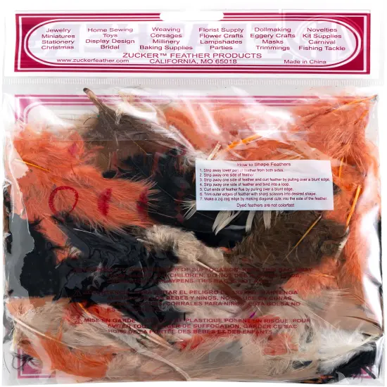 Zucker Turkey Plumage Feathers .5oz {4}