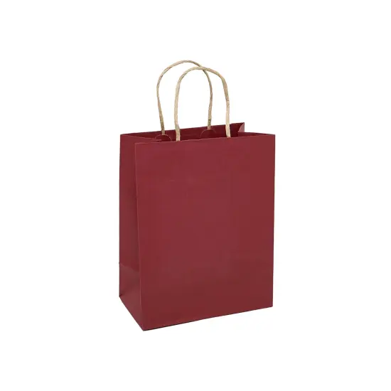Durable Kraft Paper Shopping Bag 5.5" x 3.25" x 8.375" {2}