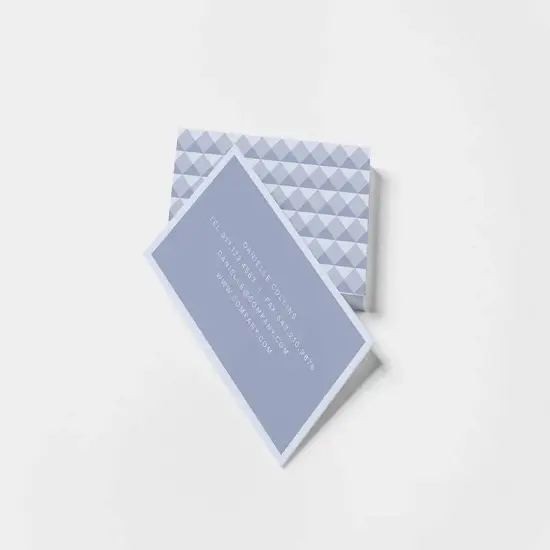 Bevel Business Card Template {1}