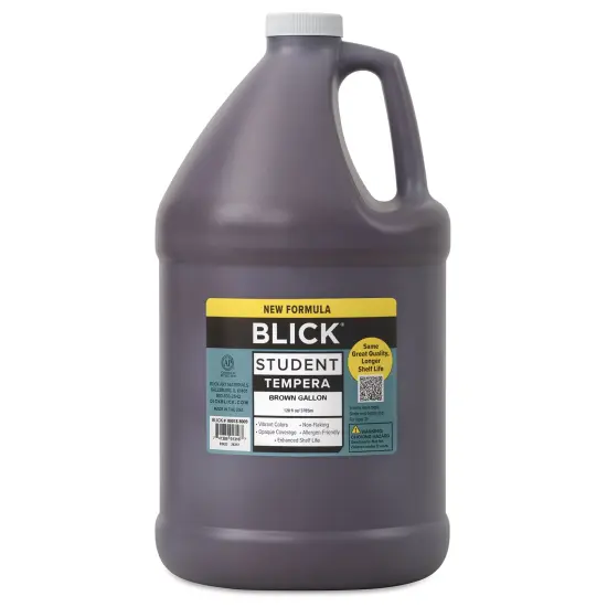 Blick Student Tempera Paint - Brown, 128 oz bottle {2}