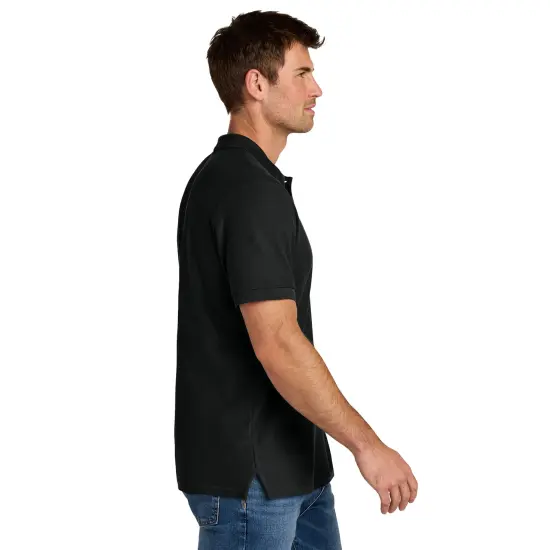 Gildan Hammer Pique Polo T-Shirt, Pure Cotton Short Sleeve Assorted Color Men's Tee Black {2}
