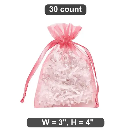 3" x 4" Organza Bag Ideal for Small Trinkets {1}