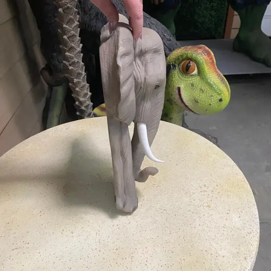 Elephant Behemoth Wall Decor Statue {6}