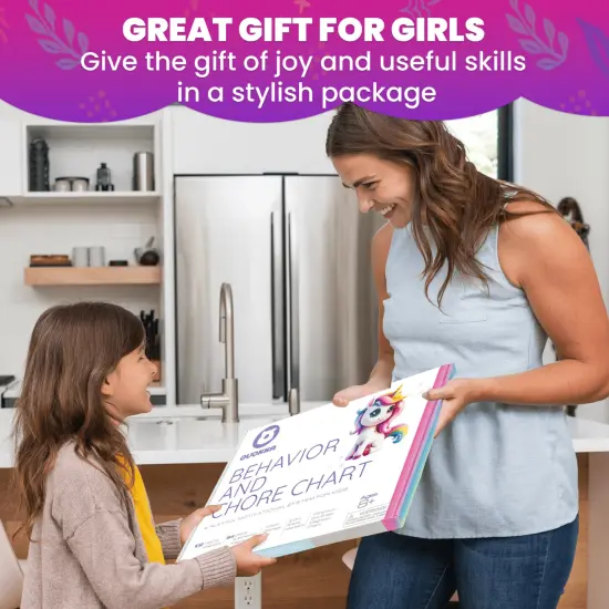 Behavior Magnetic Chore Chart for Kids - Girls Edition {6}