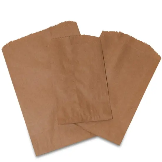 Flat Kraft Paper Bags 16" x 3 3/4" x 24" {6}