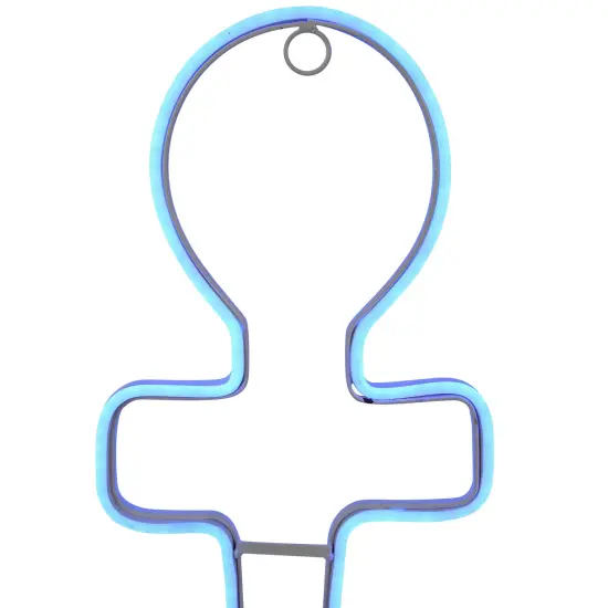 Northlight LED Anchor Neon Lighted Wall Art- 17" Blue {7}