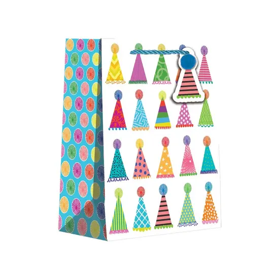 Versatile Patterned Gift Bags 10" X 4" X 8" {1}