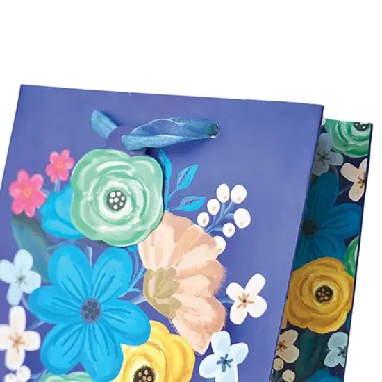 Deluxe Patterned Gift Bags 10" X 4" X 8" {5}