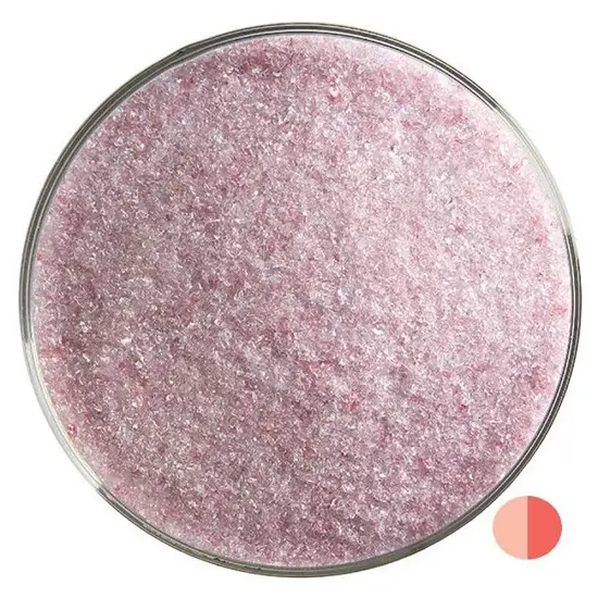 Bullseye Glass Frit Cranberry Pink Transparent 5oz.Jar 90coe {2}