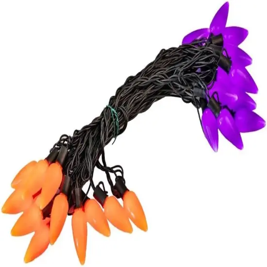 25 Feet 25 Light C9 Ceramic Style LED String Lights {2}