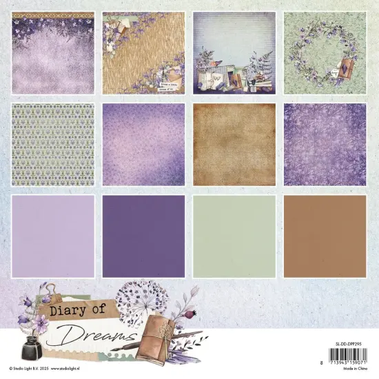 Diary Of Dreams Paper Pad 8"X8" 36/Pkg-Nr. 295, Background {3}