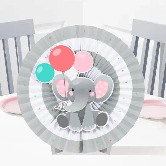 Enchanting Elephants Girl Centerpiece Decoration {6}