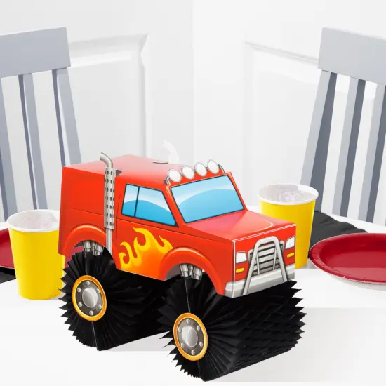 Monster Truck Rally Monster Truck Centerpiece - 1ct {3}