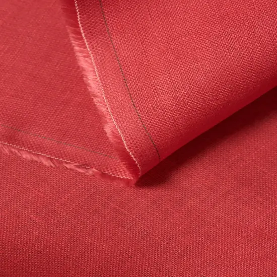 1 Yard Honeysuckle Pure Linen Fabric 5.5 Oz, Stone Washed Midweight 54 Inch Solid Weave {2}