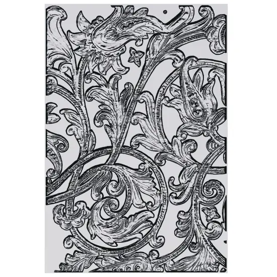 Sizzix 3D Texture Fades Embossing Folder A5 by Tim Holtz-Entangled {2}
