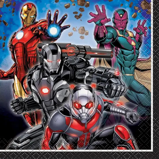Marvel Avengers Super Hero Beverage Napkins - 16ct {1}