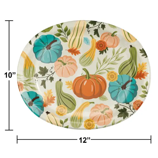 Hello Fall Oval Platters - 8ct {2}