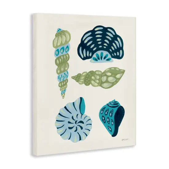 Stupell Industries Blue Shell Collection Canvas Wall Art Design by Yvette St. Amant {3}