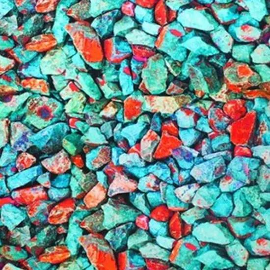 Energetic Rocks Printed Spandex {2}