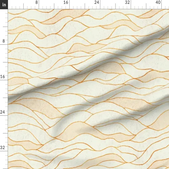 Various Fabrics by the Yard or Fat Quarter Soft Sand Dune Coastal Nautical Neutral Calm Serene Minimal Simple Beach Ocean Seaside Custom Printed Fabric by Spoonflower {1}