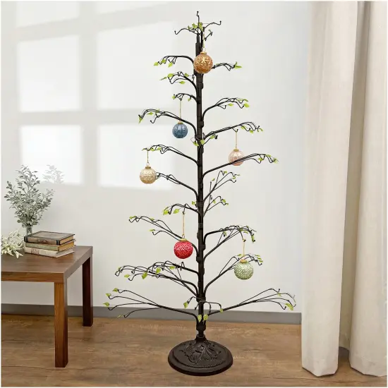 Bard's Dark Brown Ornament Twig Tree, 62" H x 35" W x 35" D {3}
