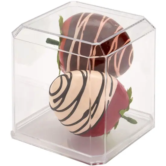 Pioneer Plastics 033C-UV Clear Plastic Baseball Display Case (UV Resistant), 3" W x 3" D x 3" H {5}