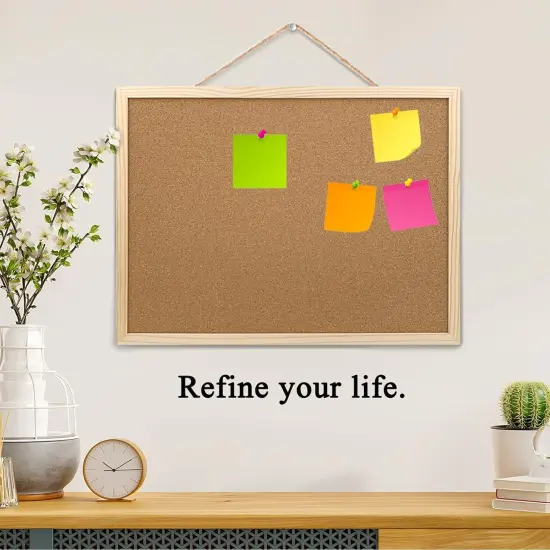 2 Pack Cork Board Bulletin Board {3}
