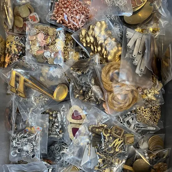Mystery Bulk Wholesale Lot of Metal Charms & Metal Findings and Components {3}