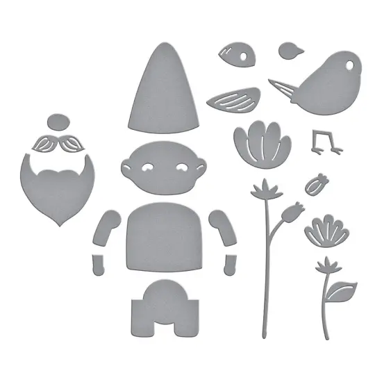 Spellbinders Etched Die From The Out And About Collection-Garden Buddies {3}